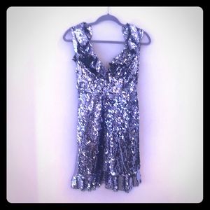 Free People Purple Sequin Dress